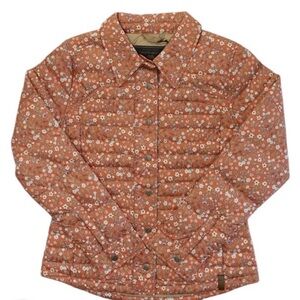 Obermeyer Willa Down Shirt Jacket Puffer Rosewood Meadow Floral Women’s Medium